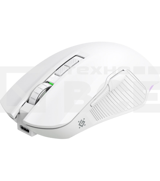 Мышь беспроводная/проводная Defender Whisper GM-209 белый, 7200 dpi, радиоканал, Bluetooth, USB, кнопки - 8