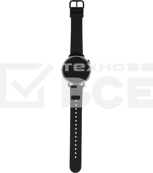 Смарт-часы Xiaomi Watch S4 41мм 1.32' AMOLED корп. серебристый рем.черный (BHR07VRGL)