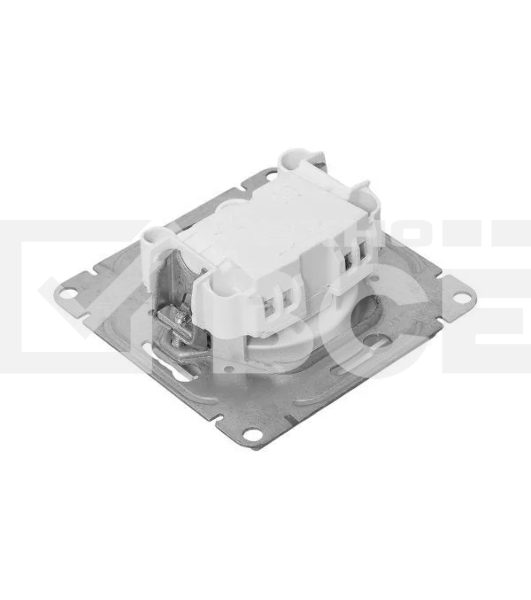 Розетка EKF UP1-SOA-100 СП Эпика 16А без заземл. без шторок механизм алюм.