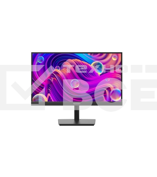 Монитор 21.5' Hikvision DS-D5022F2-1V2 VA 1920x1080, 100 Гц, 7 мс, 16:9, 250 кд/м², VGA, HDMI 1.4, 3.5 Jack, черный
