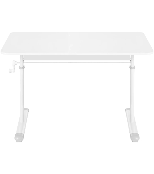Офисный стол Defender Netis белый, 100x60 см, в63-86 см, ручной.