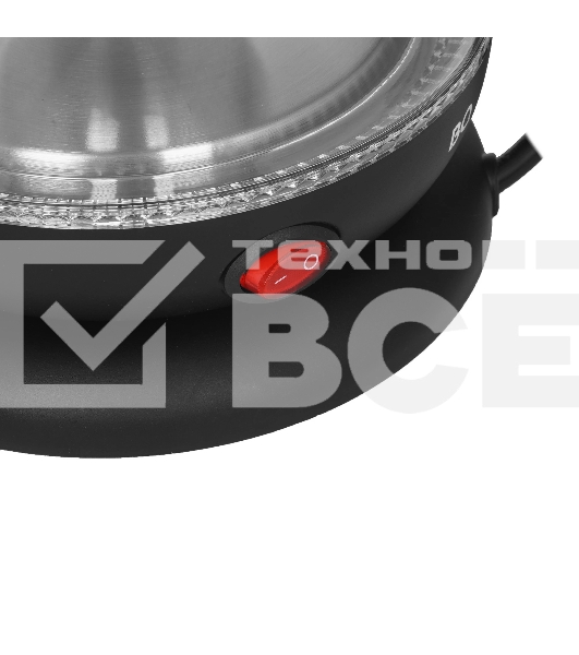 Чайник электрический BQ KT1701G черный, 2200 Вт, 1.7 л