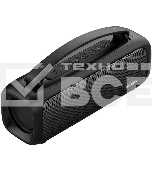 Портативная колонка Hyundai H-PS1020 черный 16W 2.0 BT 10м 1500mAh