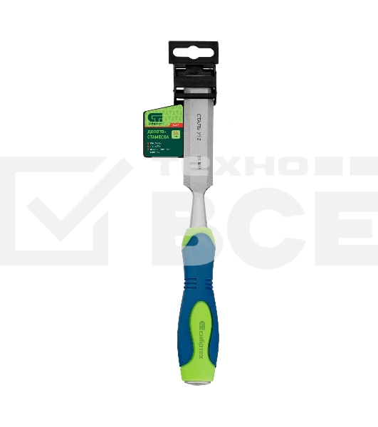 Долото-стамеска Сибртех, 26 мм, двухкомпонентная рукоятка