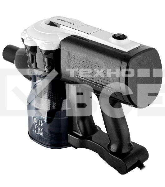 Пылесос вертикальный Brayer BR4269 черный, питание от сети, 185 Вт, уборка сухая, пылесборник 0,8 л