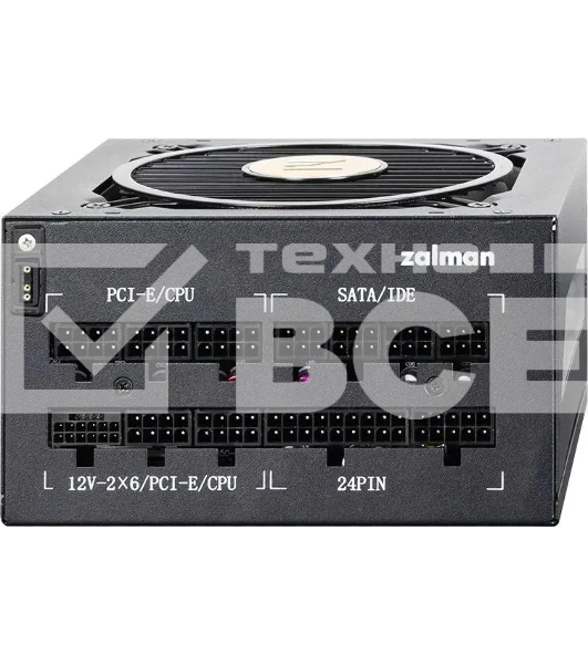 Блок питания Zalman ZM1000-TMX2 VIEW, 1000W, ATX12V v3.0, APFC, 12cm Fan, 80 PLUS Gold Gen5, Full Modular, side ARGb lights, Retail