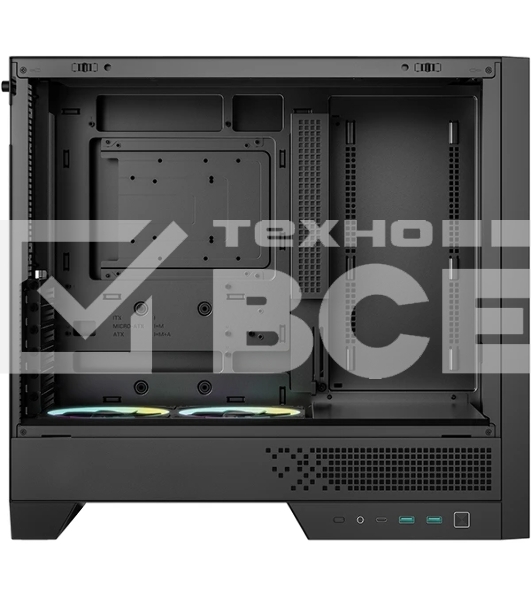 Корпус DeepCool CL600, Midi-Tower, чёрный, 2 x 120 мм