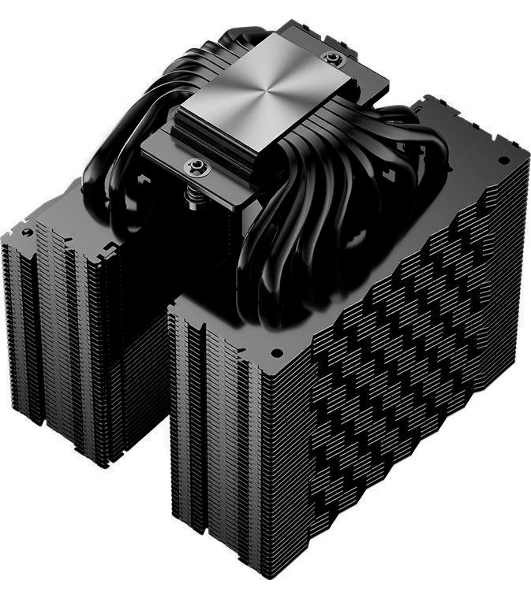 Кулер для процессора PCCooler RZ820 Display BK (290W, 4-pin PWM, LED, 169mm, Al/Cu, 8x6mm, 1x140mm + 1x150mm, 71.9/78.7CFM, 27.1/35.8dBA, 1500/2500RPM, S: 1851/1700/1200/115X/20XX, AM5/AM4, black)