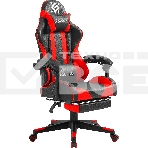 Кресло игровое Defender ROCK BLACK/RED PU, фото 1