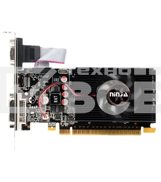 Видеокарта Ninja (Sinotex) AMD Radeon R5 230 (160SP) 2GB DDR3 64BIT DVI HDMI CRT