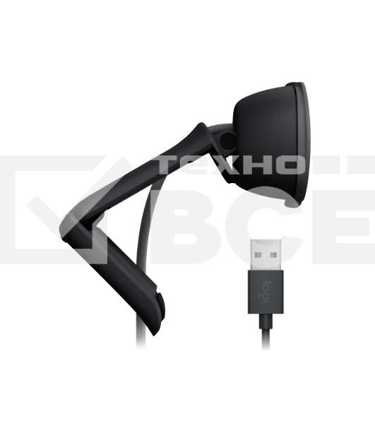 Веб-камера Logitech Webcam Brio 100, 1920x1080, GRAPHITE, защитная шторка, 960-001585