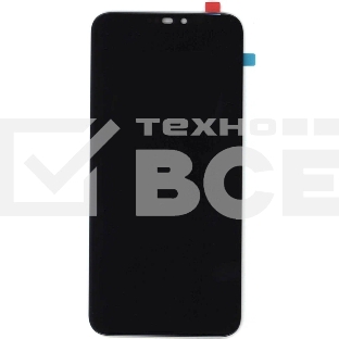 Дисплей для Honor 8C, Asus Zenfone Max (M2) ZB633KL в сборе с тачскрином, черный