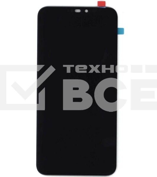 Дисплей для Honor 8C, Asus Zenfone Max (M2) ZB633KL в сборе с тачскрином, черный