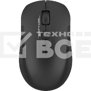 Мышь беспроводная A4Tech Fstyler FG16CS Air2 черный, 2000 dpi, радиоканал, USB, кнопки - 4
