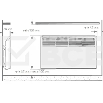 Конвектор ENSTO FinnHeat EPHBM07PR белый, 750 Вт, 12 м2, термостат, фото6