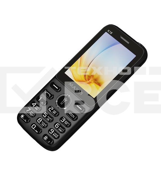 Мобильный телефон Maxvi K18 черный