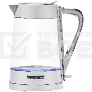 Чайник электрический Polaris PWK 1715 CGL Water Way Pro, Белый