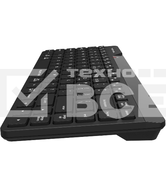 Клавиатура беспроводная A4Tech Fstyler FBK22 AS, USB, Bluetooth/Радиоканал, черный