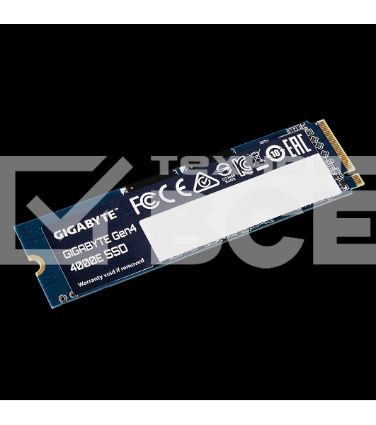 Накопитель SSD GIGABYTE Gen4 4000E, 250Gb, M.2 2280, PCIe 4.0 x4, NVMe, R/W 3500/1800