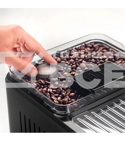 Кофемашина DeLonghi ECAM450.55.S серебристый/черный, исп. кофе - зерновой/молотый, 1.8 л, 1450 Вт, 19 Бар