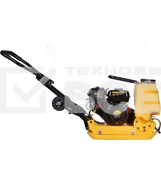Виброплита бензиновая Huter VP-110W 13.3 л, 4780 Вт 6.5 л.с., 25 кН, подошва 580х500 мм, 1150 м²/ч, 105 дБ