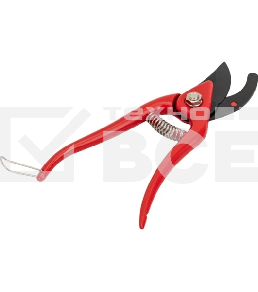 Секатор FIT 77080 Хобби 20см плоскостной лезвия внахлест сталь алюминиевые ручки
