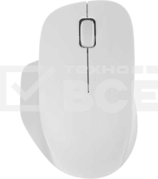 Мышь беспроводная Xiaomi Wireless Mouse Comfort Edition белый, 1200 dpi, радиоканал, USB, кнопки - 3