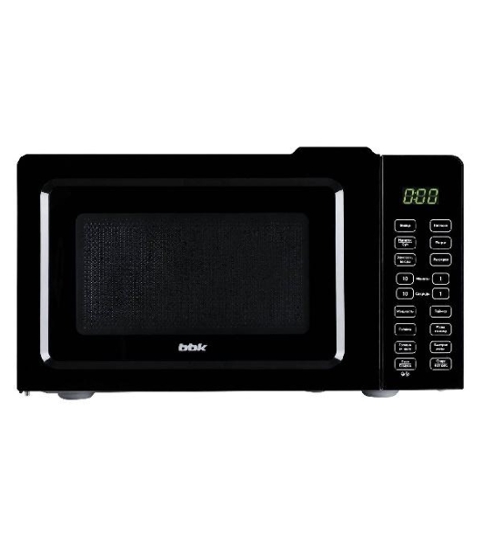 Микроволновая печь BBK 17MWS-786S/B черный, 17 л, 700 Вт, переключатели - кнопки