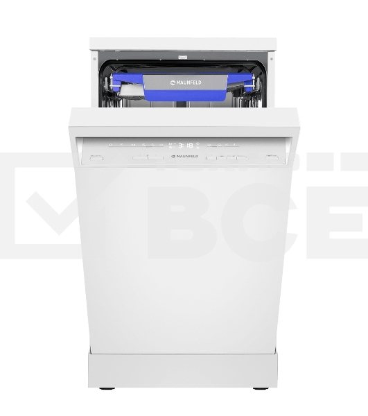 Посудомоечная машина MAUNFELD MWF45230W, белый, 45 см, 10 компл., 49 дБ, класс A++