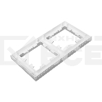 Рамка 2-местная Эпика EKF UP1-FPA-02 алюминий, пластик, фото3