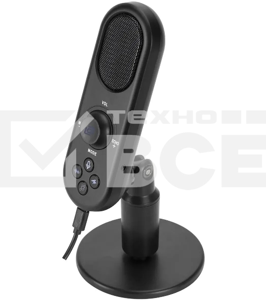 Микрофон проводной Оклик MP-M300 1.5м черный