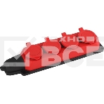 Колодка каучуковая ЭРА с/з 4 гн 16A IP44 красная (7/70/420), фото8