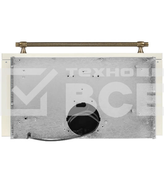 Встраиваемая вытяжка Korting KHP 6617 RB слоновая кость/бронза