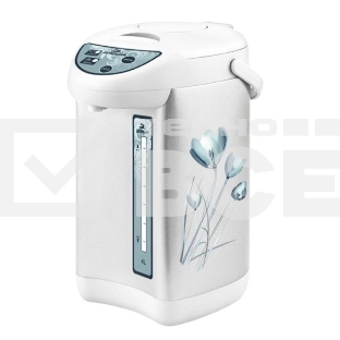 Термопот Добрыня DO-496 5,5л Тюльпан на белом, 750 Вт, нерж, 3сп.под.воды