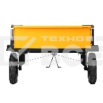 Прицеп для мотоблока Denzel TT-500, оцинк., груз. 500 кг, рег. сцепка, колеса 4.00-10, в упаковке, фото2