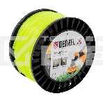 Леска для триммера Denzel звезда, 3,0мм х 166м, на DIN катушке FLEX CORD, фото3
