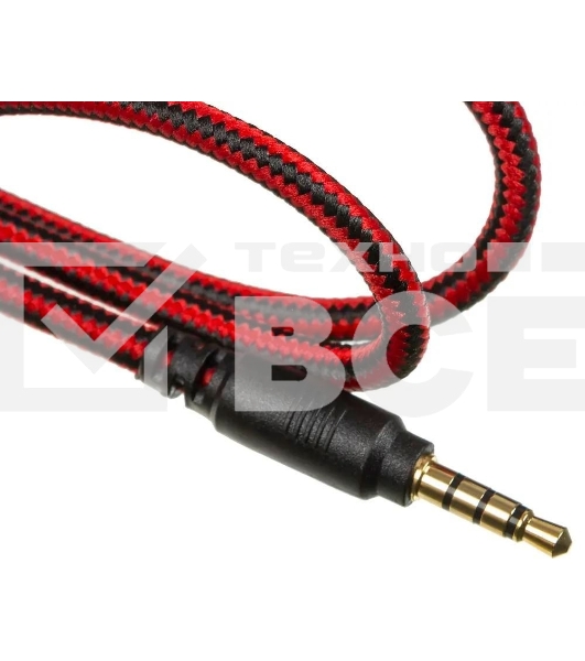 Игровые стереонаушники с микрофоном SVEN AP-G988MV, черный-красный Игровые стереонаушники с микрофоном SVEN AP-G988MV, черный-красный