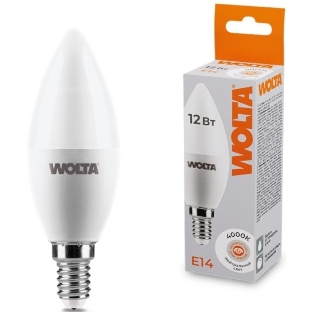Лампа светодиодная WOLTA 25SC12E14 12Вт 4000K Е14