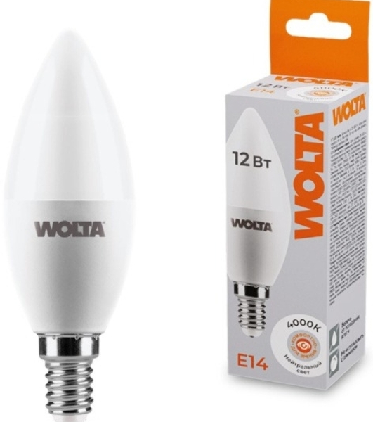 Лампа светодиодная WOLTA 25SC12E14 12Вт 4000K Е14