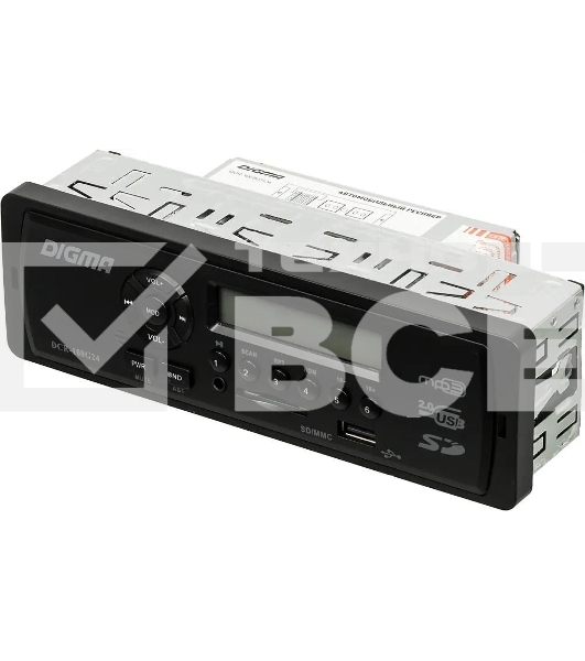 Автомагнитола Digma DCR-100G24 1DIN 4x45Вт