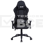 Кресло игровое Cactus CS-CHR-0099BL черный сиденье черный эко.кожа с подголов. крестовина металл пластик черный, фото2