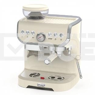 Кофейная станция BQ CM5000 бежевый, исп. кофе - зерновой/молотый, 2 л, 1560 Вт, 15 Бар.