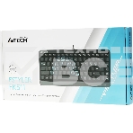 Клавиатура A4Tech Fstyler FKS11 проводная, USB, черный/серый, фото10