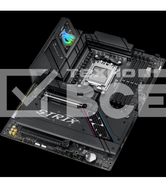 Материнская плата ASUS ROG STRIX B850-F GAMING WIFI, AM5, AMD B850, 4xDDR5, 2xSATA, 4xM.2, 1xPCIe 5.0 x16, 1xPCIe 4.0 x16, 1xPCIe x4, 1xDP, 1xHDMI, 1x2.5Gb LAN, 1xUSB-C 20Gbps, 1xUSB-C 10Gbps, 3xUSB-A 10Gbps, 4xUSB 5Gbps, 4xUSB 2.0, 3x3.5 мм, 7.1, ATX