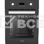 Духовой шкаф электрический Hyundai HEO 45411 BG черный, фото 1