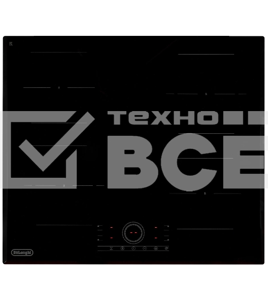 Индукционная варочная панель DeLonghi ELETTRA 4B0P CR независимая, чёрный