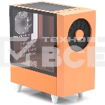 Корпус WIZMAX EM1 Woofer, mATX, mITX оранжевый, Mini-Tower, без БП, TG, 1x160mm + 1x120mm LED, 1xUSB-A 3.0 + 2xUSB-A 2.0, фото5