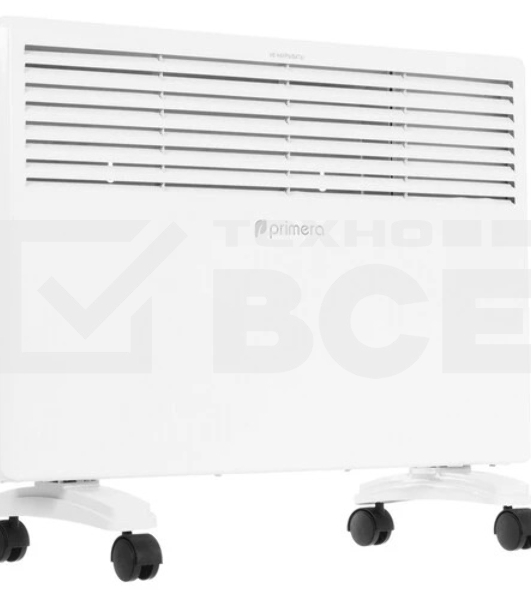 Конвектор Primera PHP-1500-MWB, белый, 1500 Вт, 20 м2, термостат