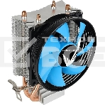 Кулер Aerocool Formula Verkho 2 серебристый/синий 90мм алюминий+медь 2000rpm 25db 4-pin 110W 142мм, фото4