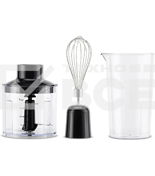 Блендер погружной Vitek VT-8545 1000Вт черный/серебристый